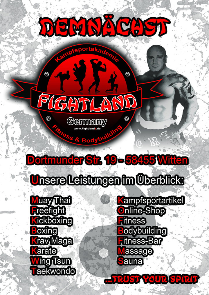 Fightland Poster 01 wht